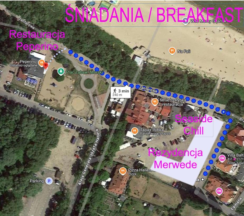 Rezydencja Merwede - Seaside Chill กดัญสก์ ภายนอก รูปภาพ